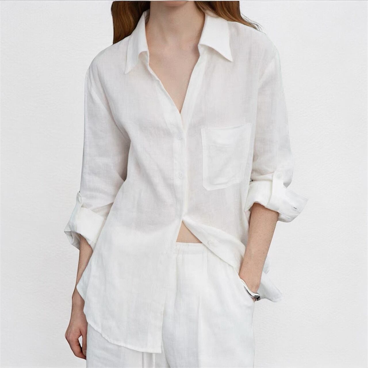 relaxed light shirt 00237