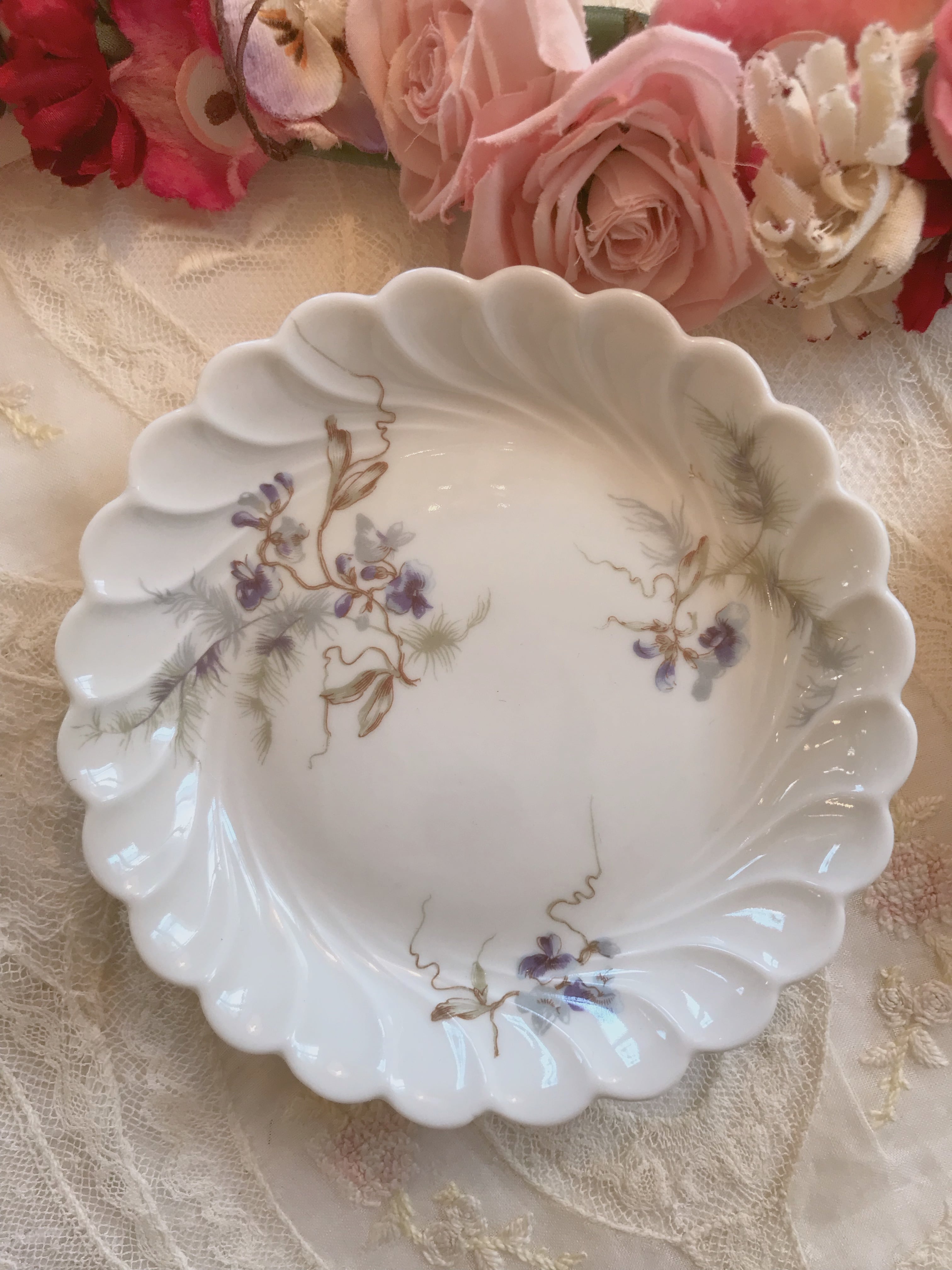 ハビランド リモージュ焼き 食器 大皿 アンティーク リモージュ