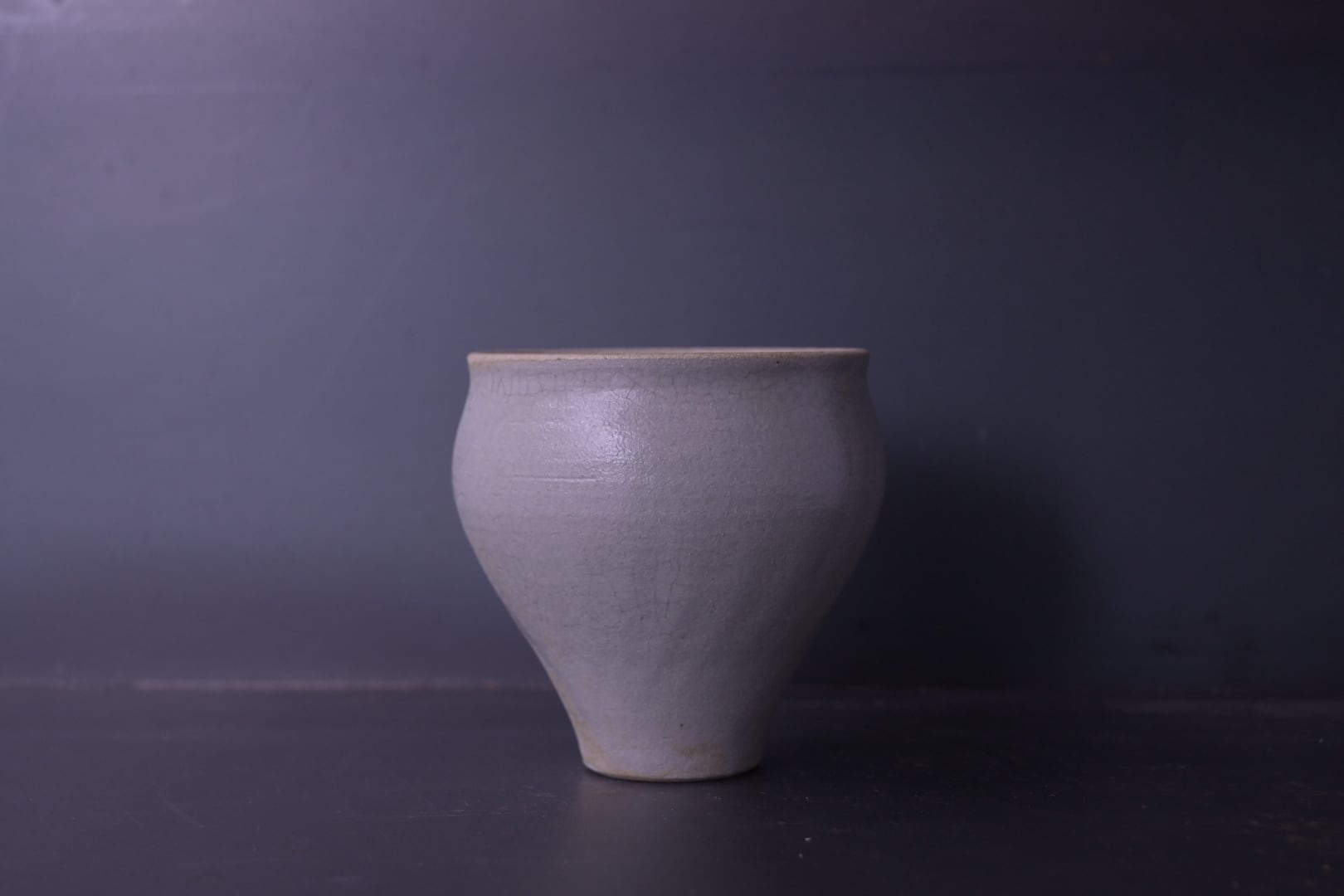 七理摩弓 灰青湯呑