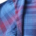 ST JHON'S BAY　セントジョンズベイ オンブレチェックシャツ　ボタンダウン　長袖　ブルー×レッド　メンズ 商品写真9