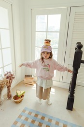 韓国子供服 / 26Autumn / 〖取寄〗milkpowder /バーガースウェット / 女子服 *XS~JS*