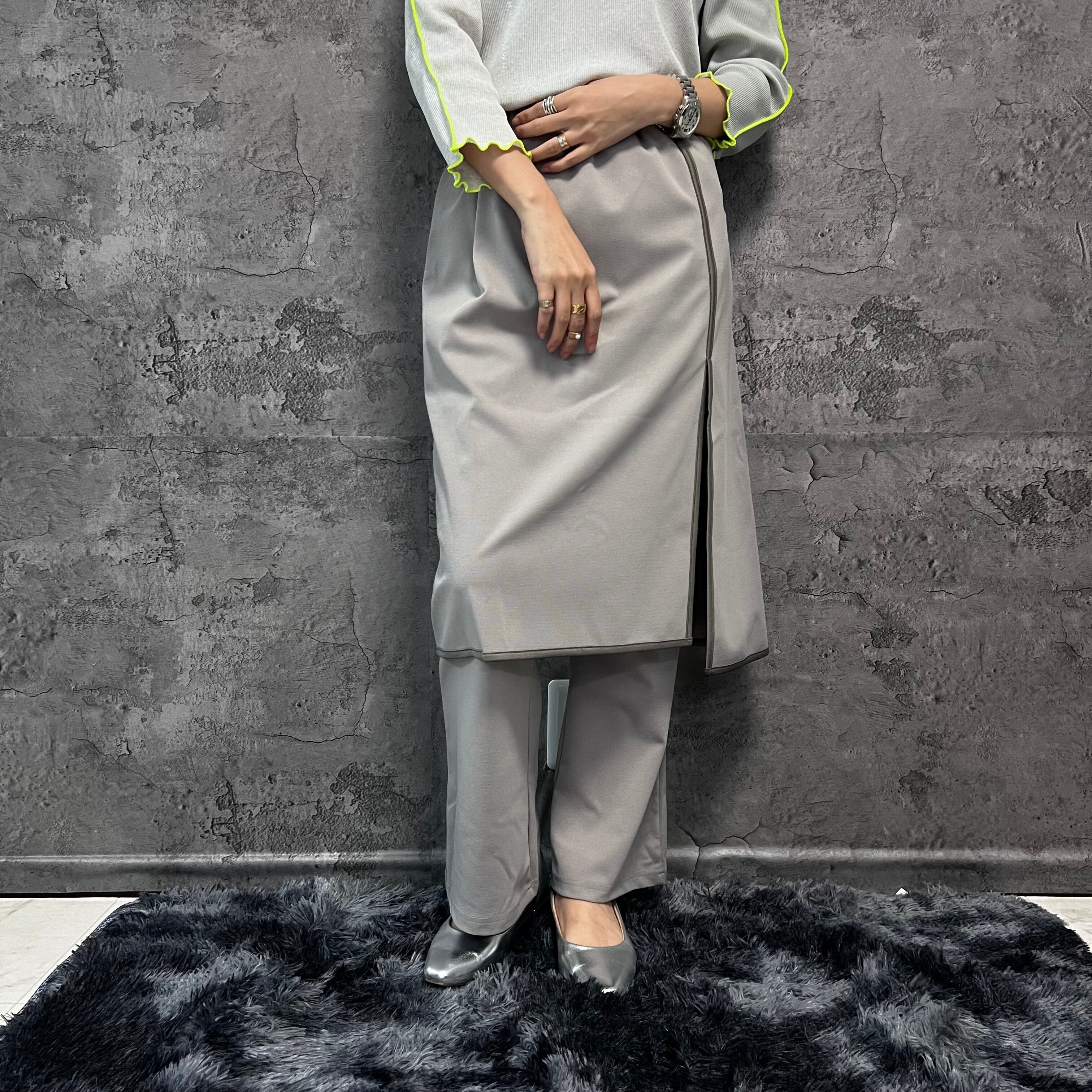 レイヤード ラップパンツ