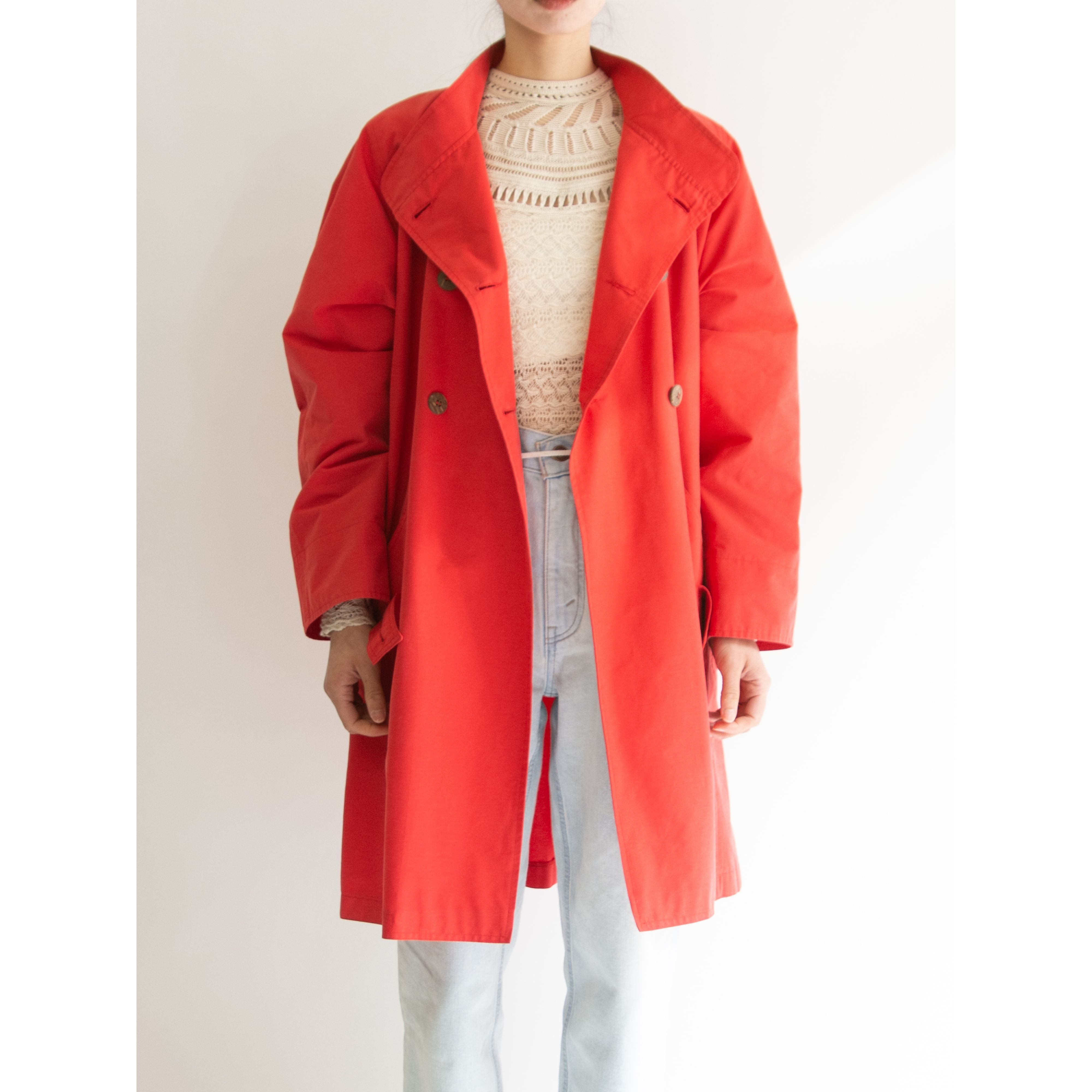 mg mireille granier】Made in France Cotton-Polyamide Double Coat