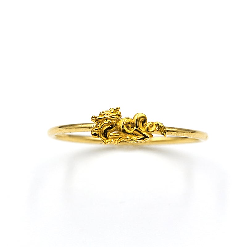K18『ミニ龍』リング【JUNGOLD】