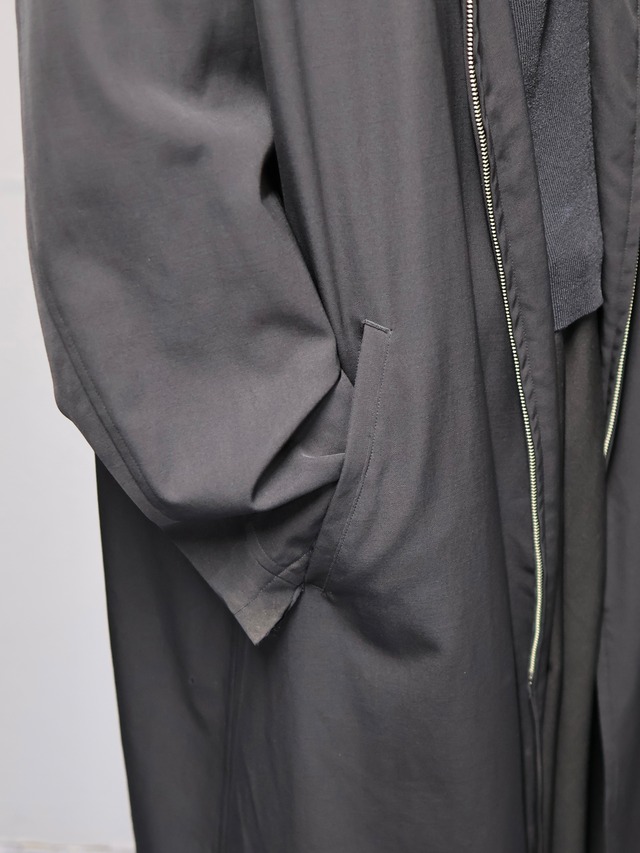 【Y's for men】zip design long coat