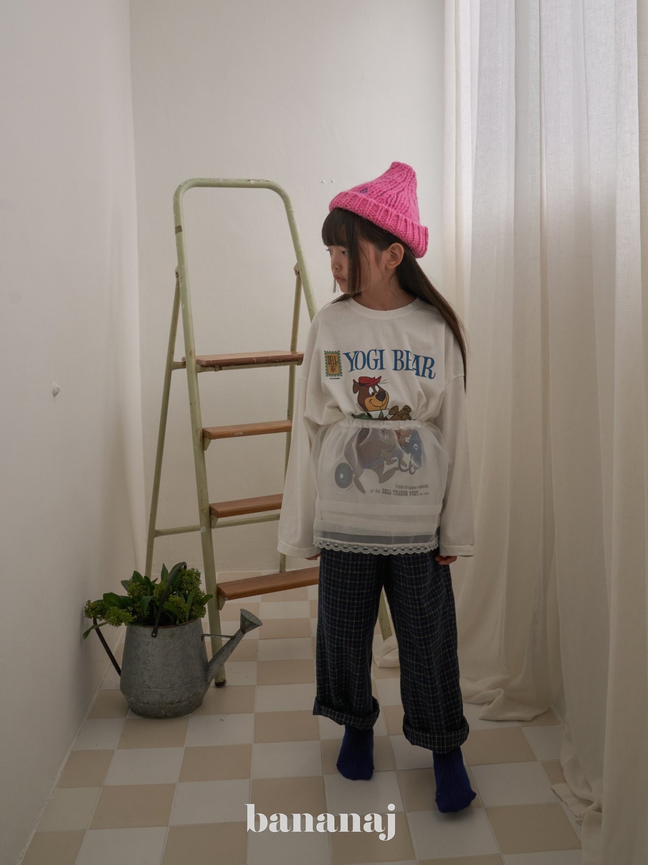 【Banana J】ベアロンT ホワイト 80〜120cm 240858 - 14