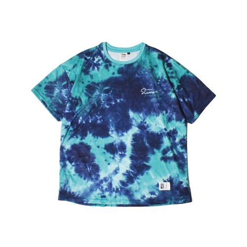 Tie dye T-shirts：green ocean