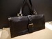新同◆CELINE セリーヌ レザー BOX型 トート ハンド バッグ 黒◆