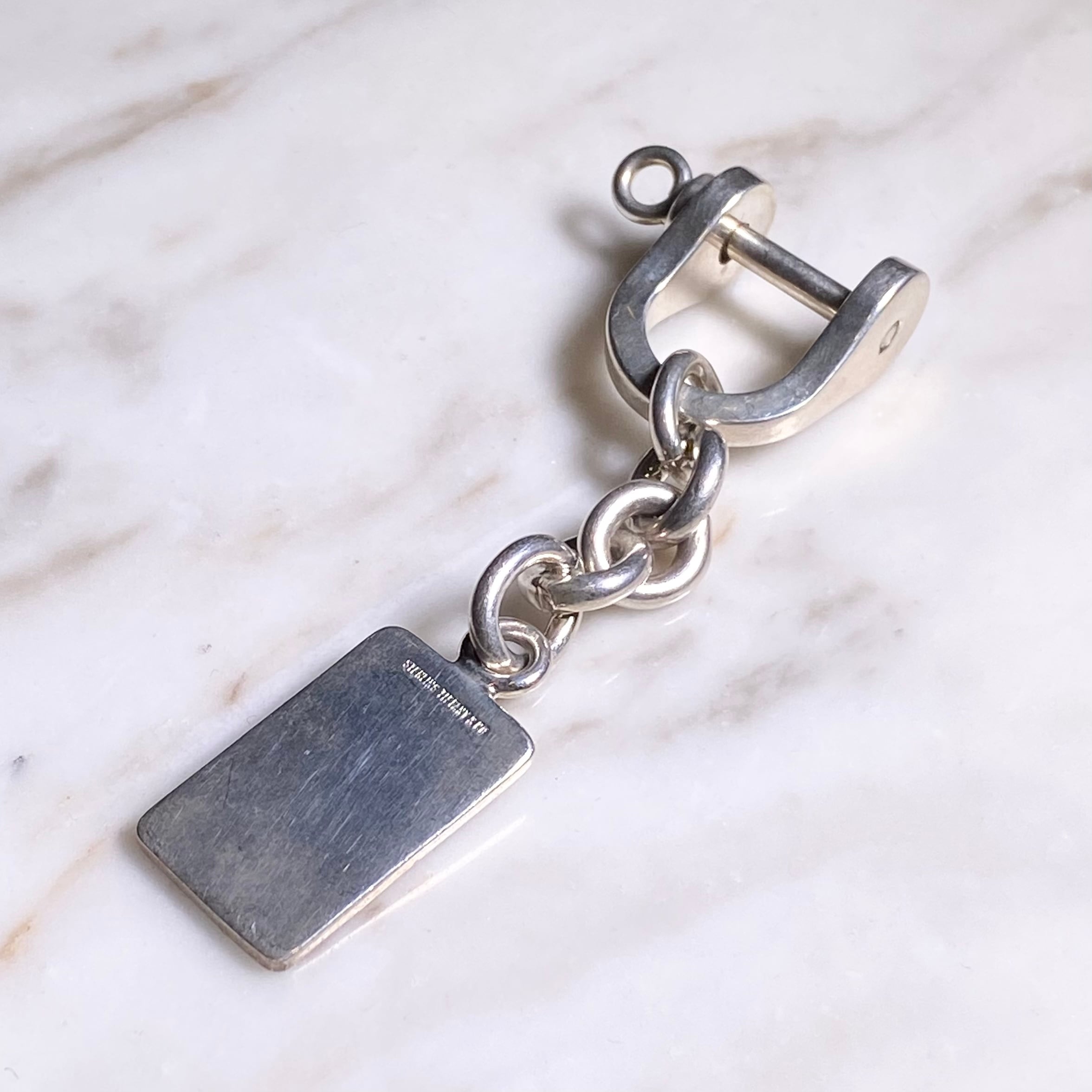 TIFFANY silver key holder | NOIR ONLINE