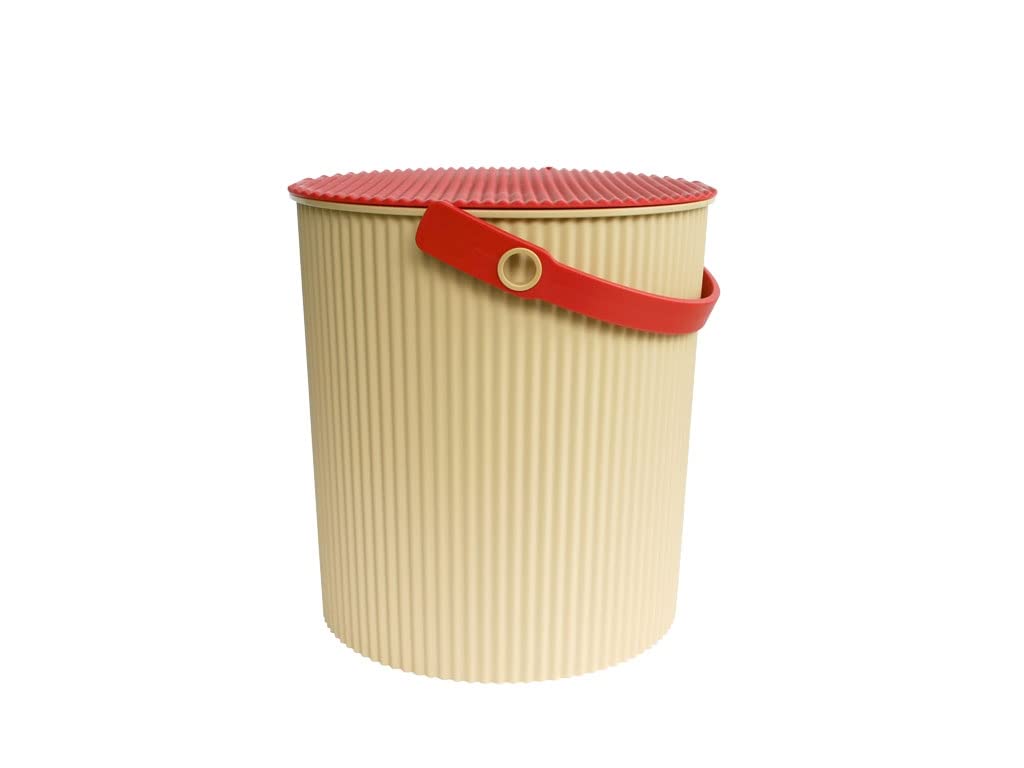 【努力特価】八幡化成 フタ付きバケツ オムニウッティ カフェオレ LL 20L sceltevie omnioutil スカンジナビアン 228370 日本製