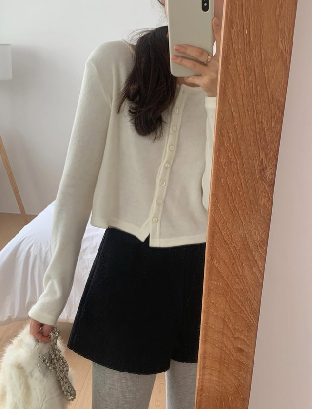 (LITER) nua wool  knit short  pants / 2color