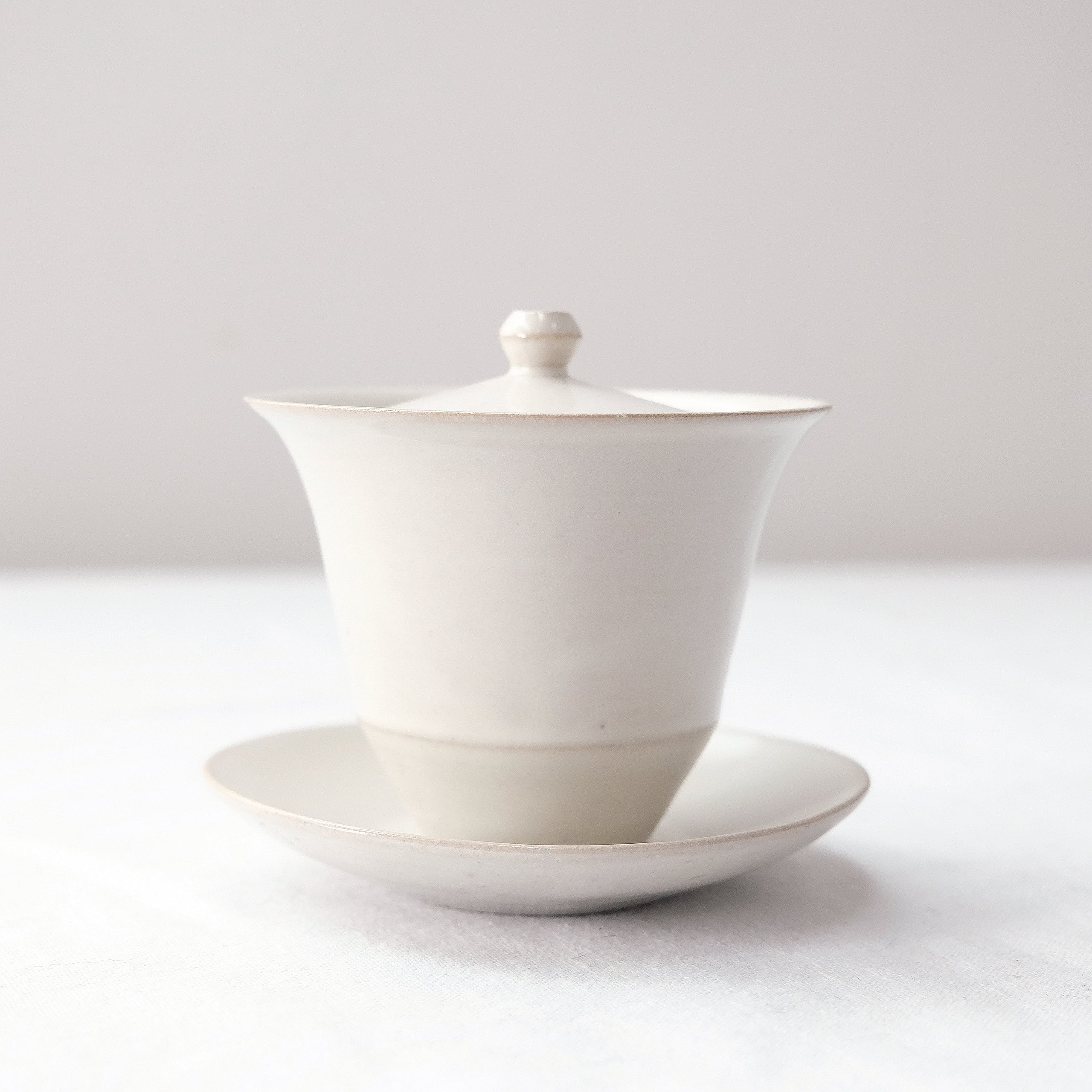 田中直純 NAOZUMI TANAKA 蓋椀 淡黄釉 no.14 | les trois entrepôts