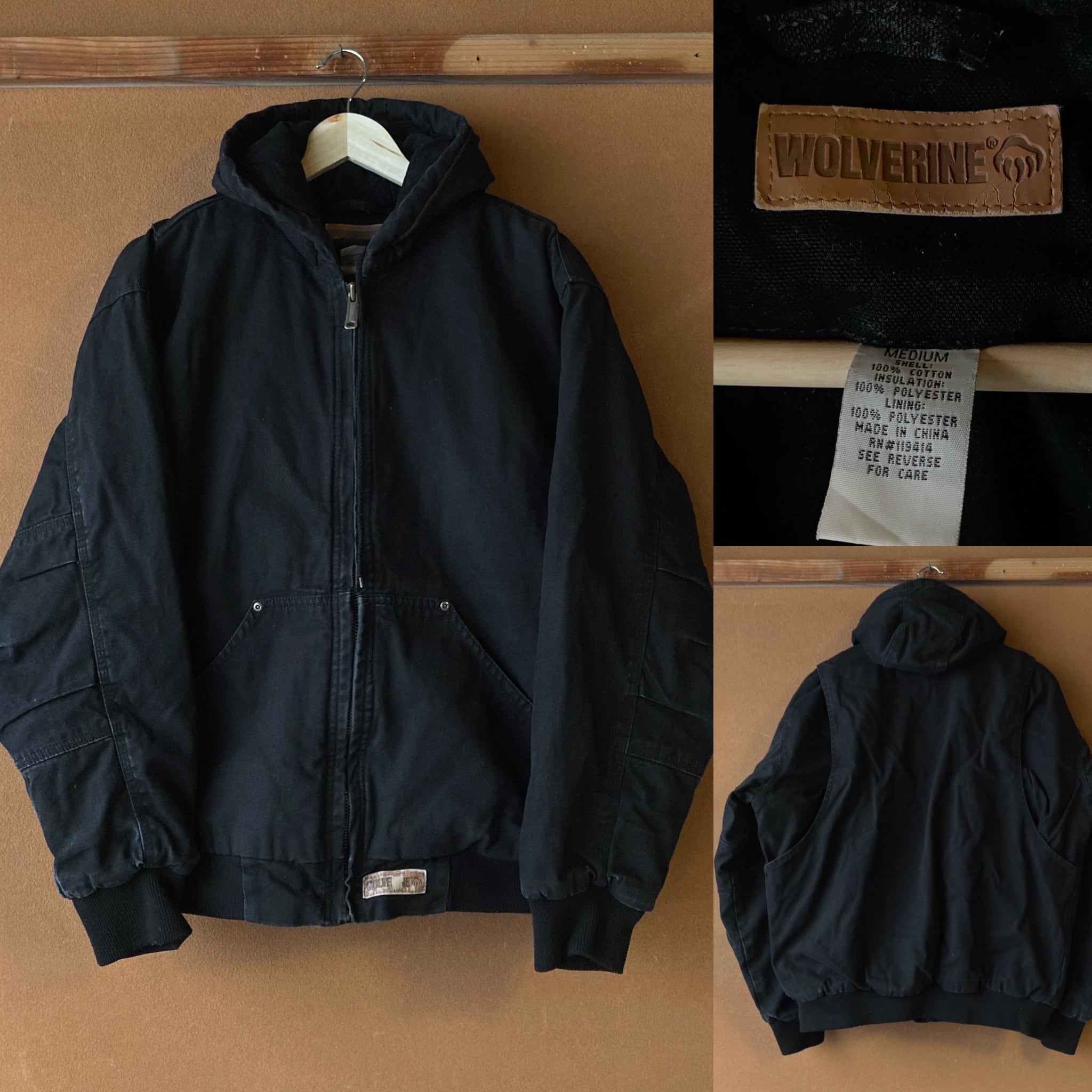 WOLVERINE ダックアクティブジャケット ブラック SIZE M WOLVERINE ダックアクティブジャケット ブラック SIZE M