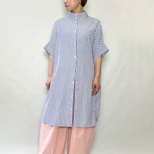 MARGAUX VINTAGE マルゴーヴィンテージ オーバースリットストライプシャツ MG BL-26040 2026春夏新作 [送料無料]