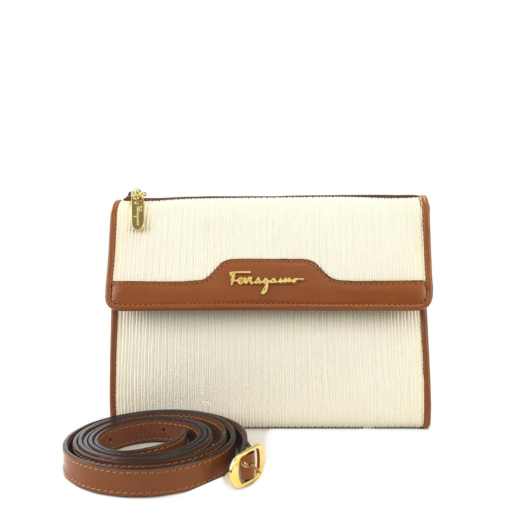 Salvatore Ferragamo サルヴァトーレ フェラガモ ロゴ コンビレザー