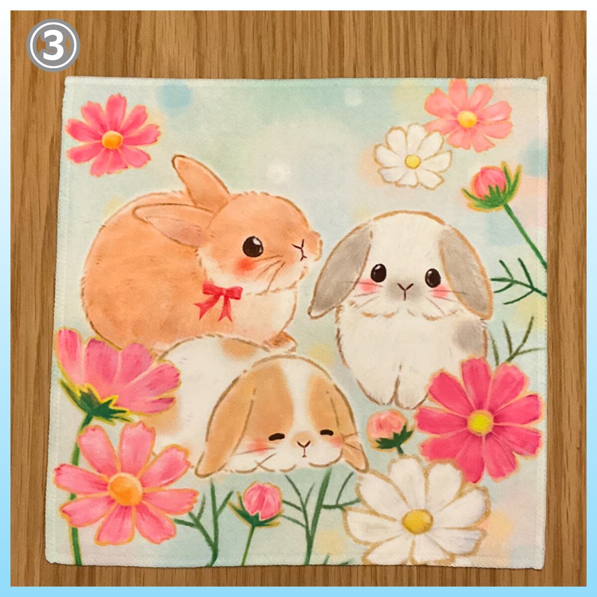 みーちゃんわーるど マルチクロス うさぎ達 | うさぎセレクトショップ森音