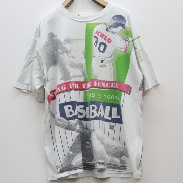 オールスポーツ USA製 90年代 総柄 Tシャツ ベースボール XL | 古着屋 