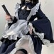 コスプレ♡薔薇のカチューシャ付きメイド服 kos4★