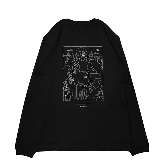 "NEW YORKER" L/S CT 7.1 <Black×White×Orange> - メイン画像