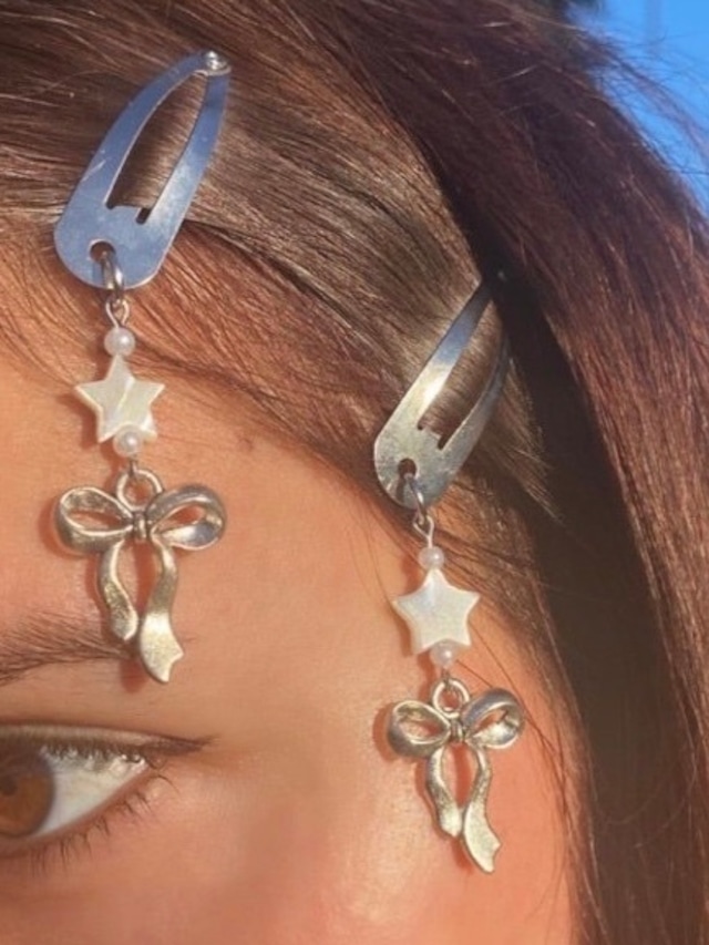 《即納》star ribbon pin set