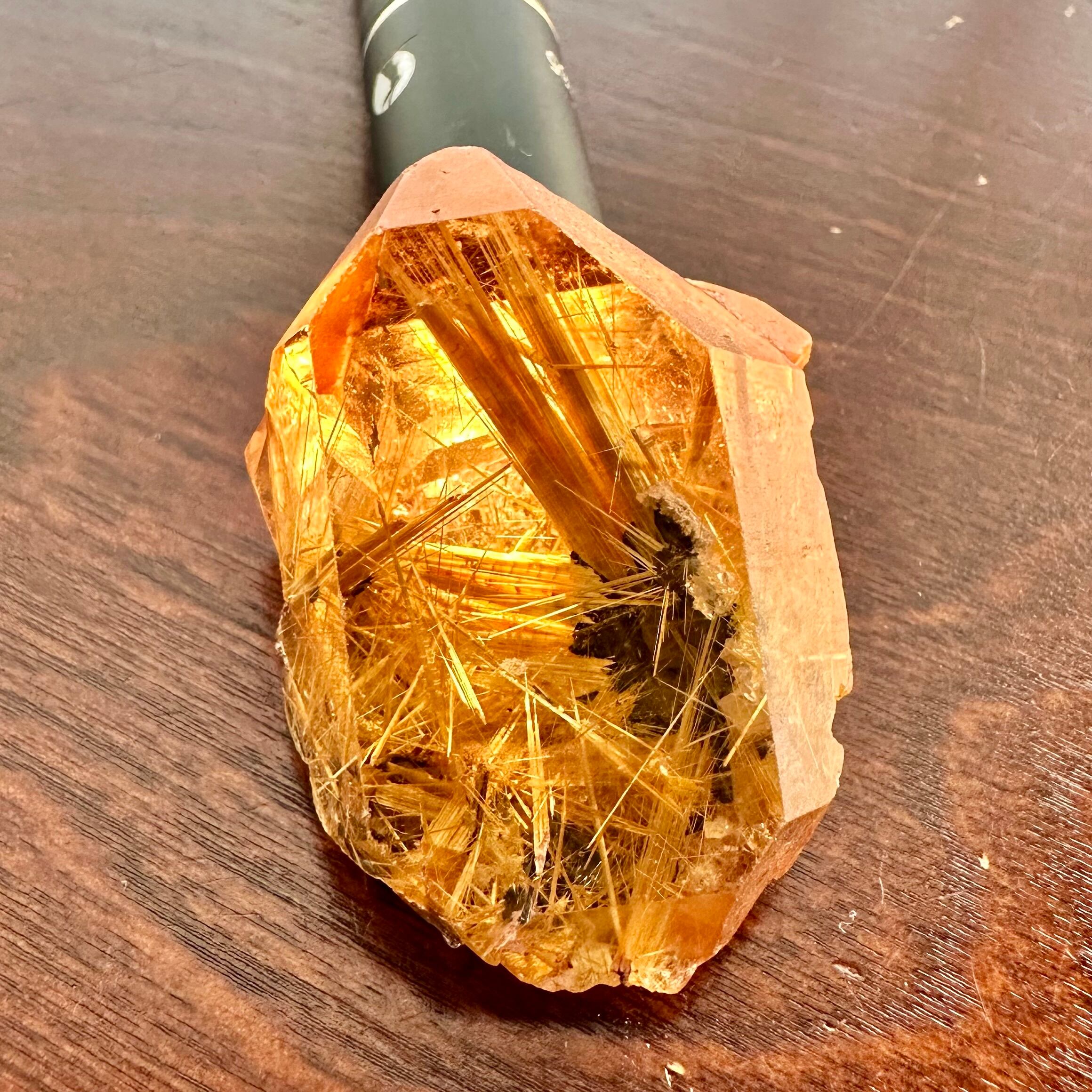 ルチル / クォーツ【Rutile in Quartz】ブラジル産 | PEANUTS MINERALS