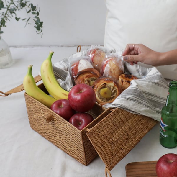 送料無料）冬SALE 再制作 伝統工芸アタ細工 Lサイズ 蓋つき