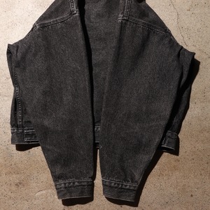 美品 L 先染め Levi's 70507 USA ブラックデニムジャケット 黒 リーバイス