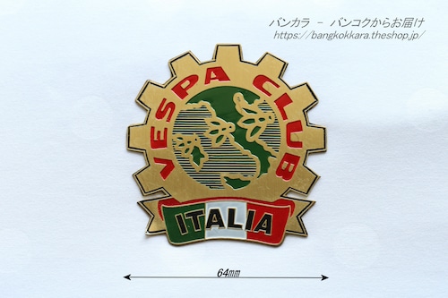 「VESPA CLUB ITALIA　スティール・ロゴ　社外品」