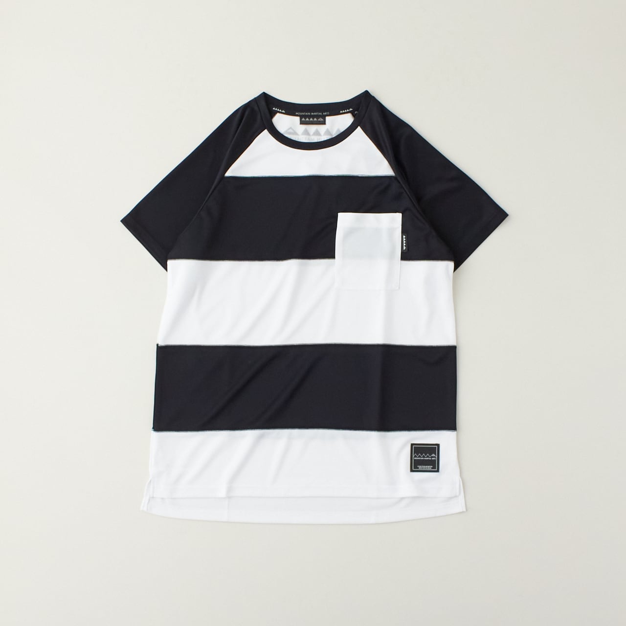 MMA マウンテンマーシャルアーツ MMA Border Patchwork Tee　White_Black | unite(ユニテ ）