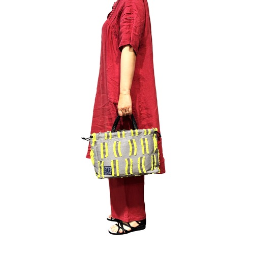 【EC限定販売】maツッキリ風ジャガードバッグ　【262-0411】Tsukeri-style jacquard bag