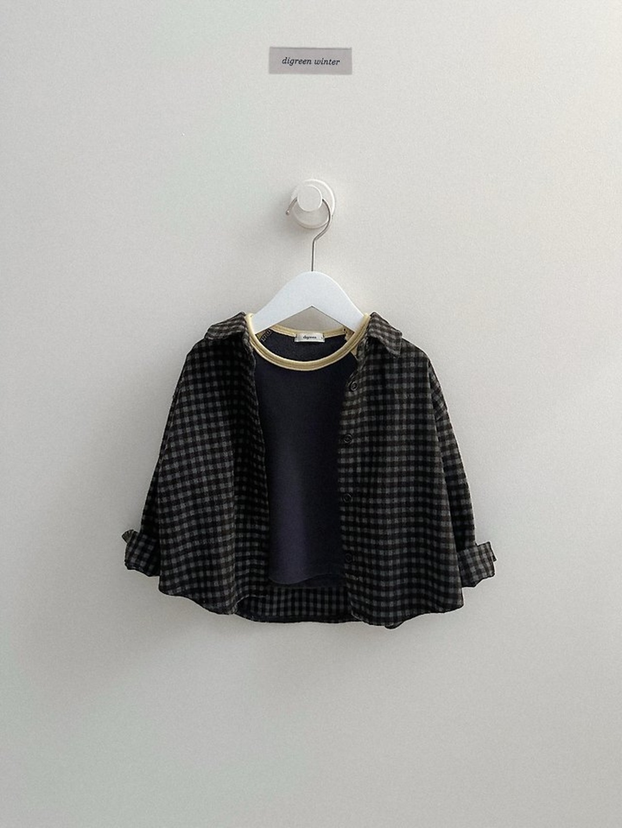 〖取寄〗韓国子供服 / 26winter / Digreen / モナチェックシャツ / キッズ / 冬服 *S~2XL*