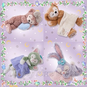 ぬいぐるみ 4体セット ダッフィーのスウィート・ドリームス 2019 東京 ディズニー シー 限定 ダッフィー&フレンズ 睡眠 お昼寝 キャラクター 寝てる ふわふわ