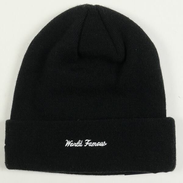 New Era® Cross Box Logo Beanie Black