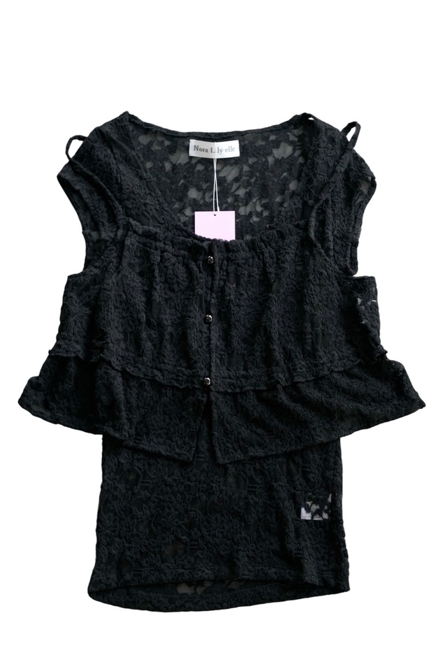 【SALE】 Nora Lily elle/ between layers/ BLACK