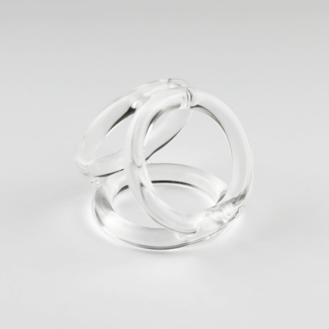 _cthruit シースルーイット triple circle ring リング 【Clear