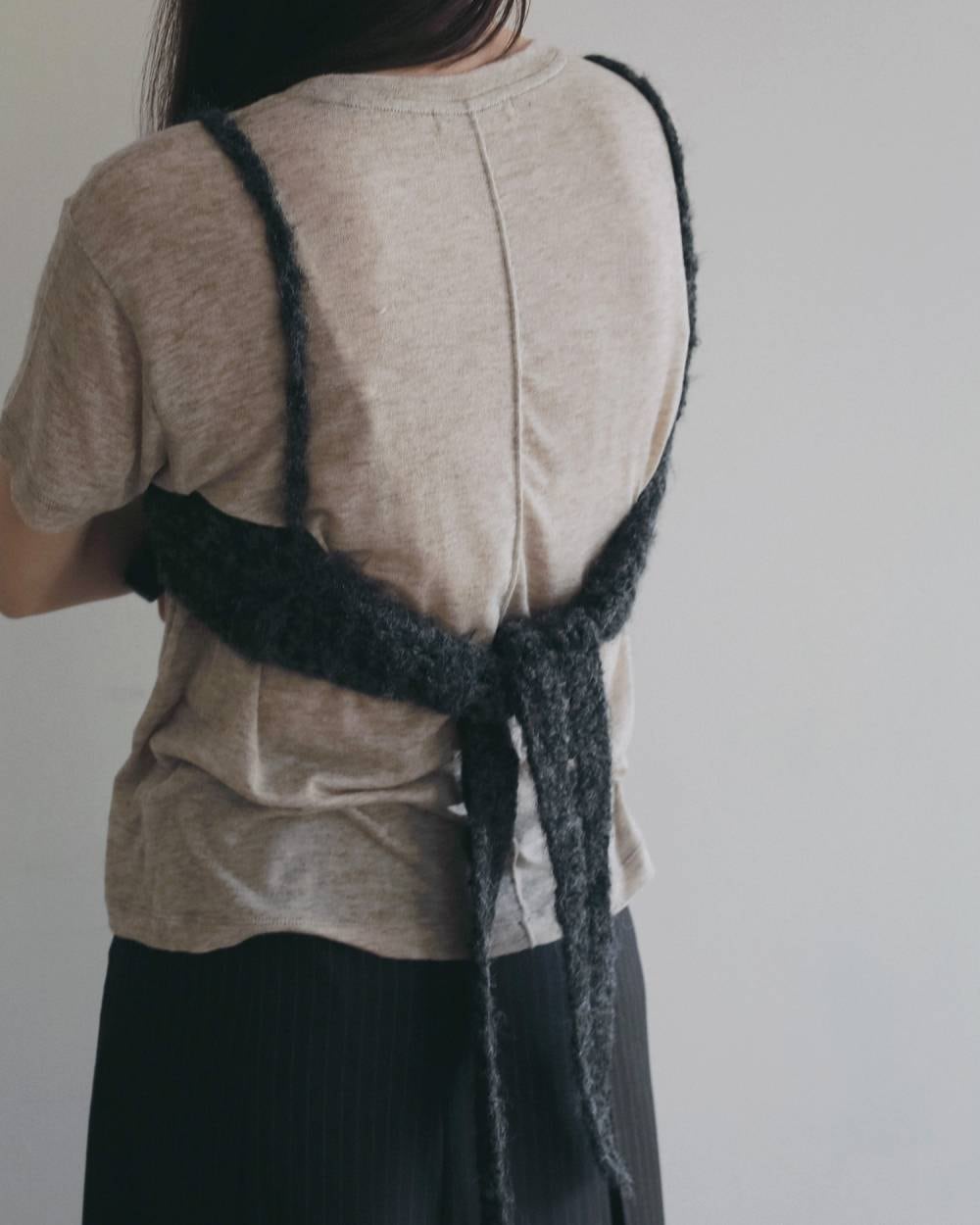 anuke 】Crochet Knit Bustier | valance 福井｜レディースセレクト