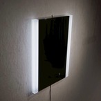 SANWA サンワ MIRATAP ミラタップ Calabria カラブリア 60-45 LEDミラー 2022年製 鏡 照明付きミラー 壁掛け ミラー 洗面 脱衣所 シンプル モダン ホテルライク