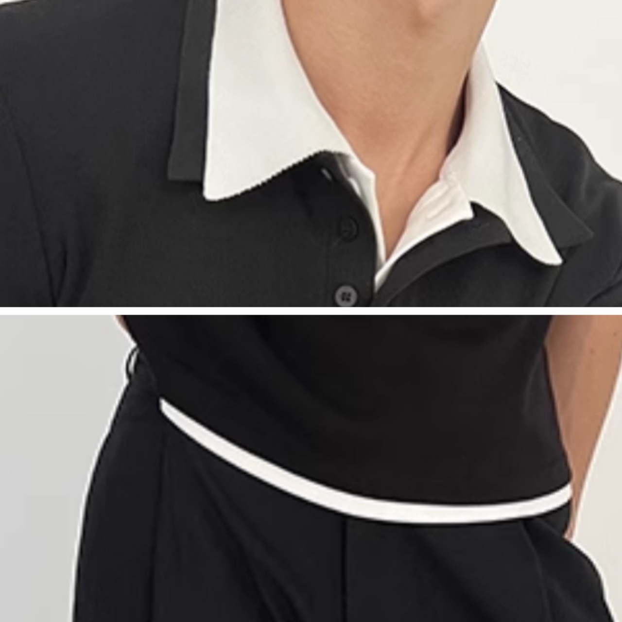 スリムフィットポロシャツ　0782