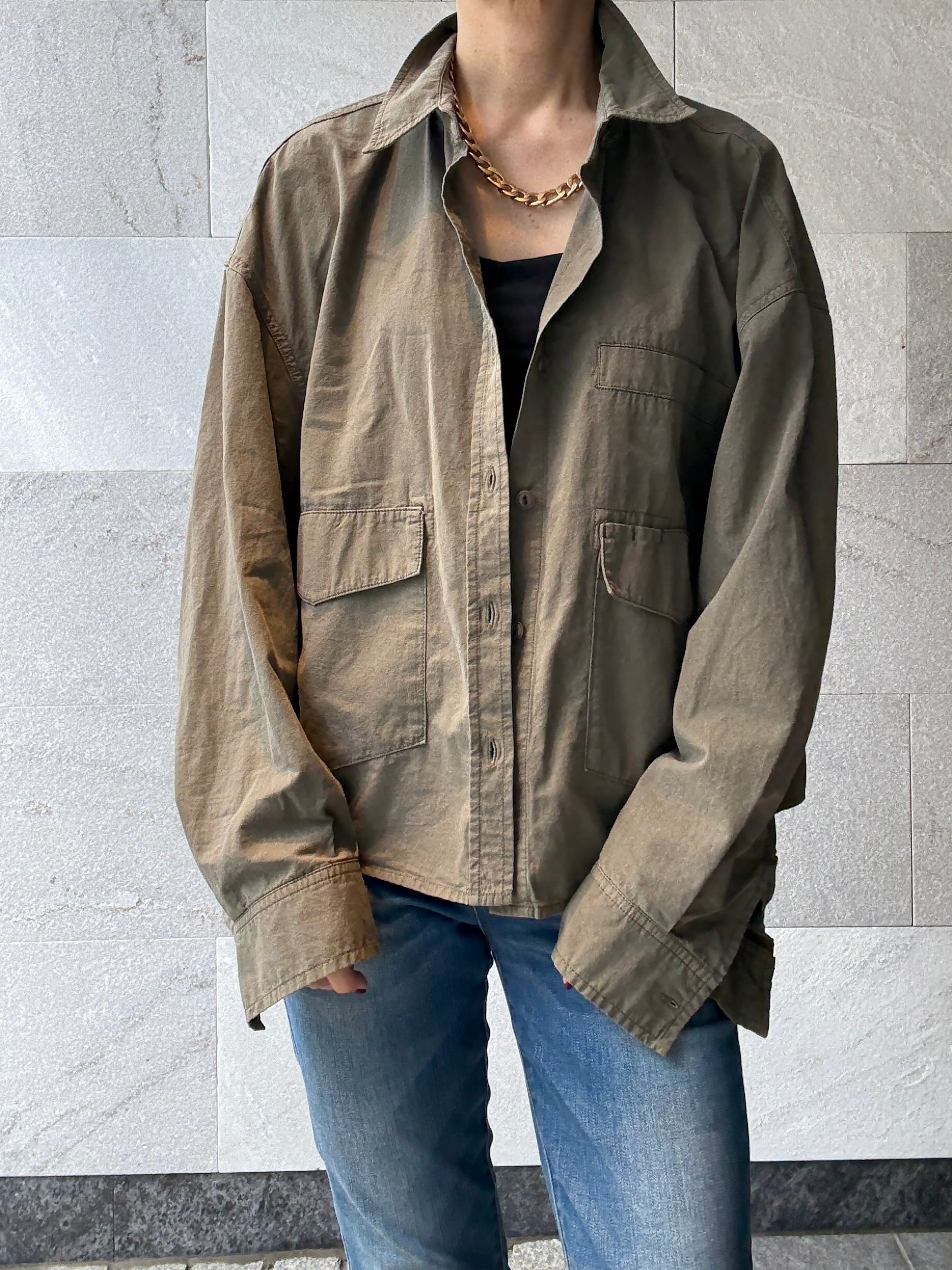 ミリタリーシャツジャケット <PASSIONE>