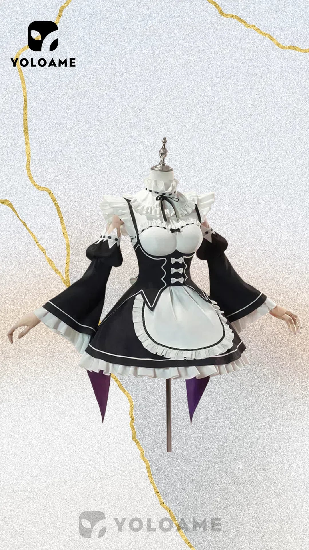 Re：ゼロから始める異世界生活 レム コスプレ衣装【三分妄想 1