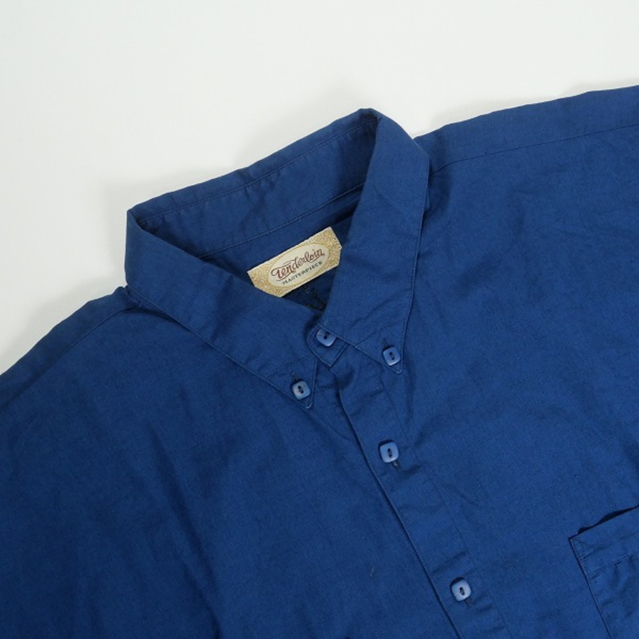 Size【M】 TENDERLOIN テンダーロイン B.D SHT S/S 半袖シャツ 紺 