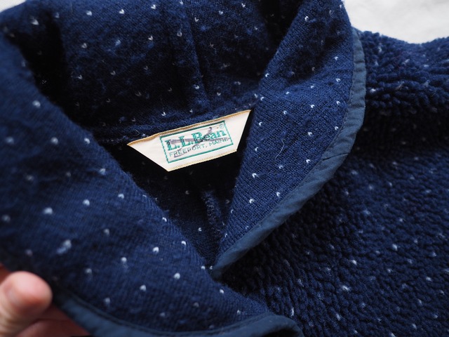AMERICA ~1990‘s L.L.Bean fleece short jacket