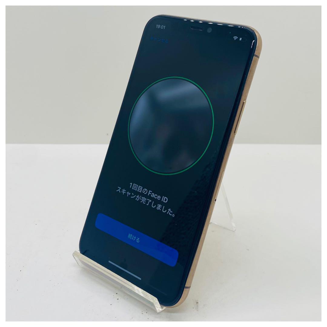 美品 iPhone11pro 64GB ゴールド SIMフリー バッテリー89% 美品 