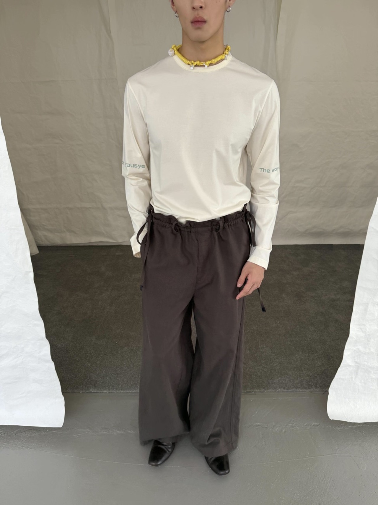 Yausye 76 Pleated Baggy Pants