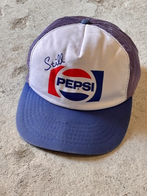 00s PEPSI/Logo Mesh Cap/Free/ロゴプリントメッシュキャップ/ブル－/ホワイト/ペプシ
