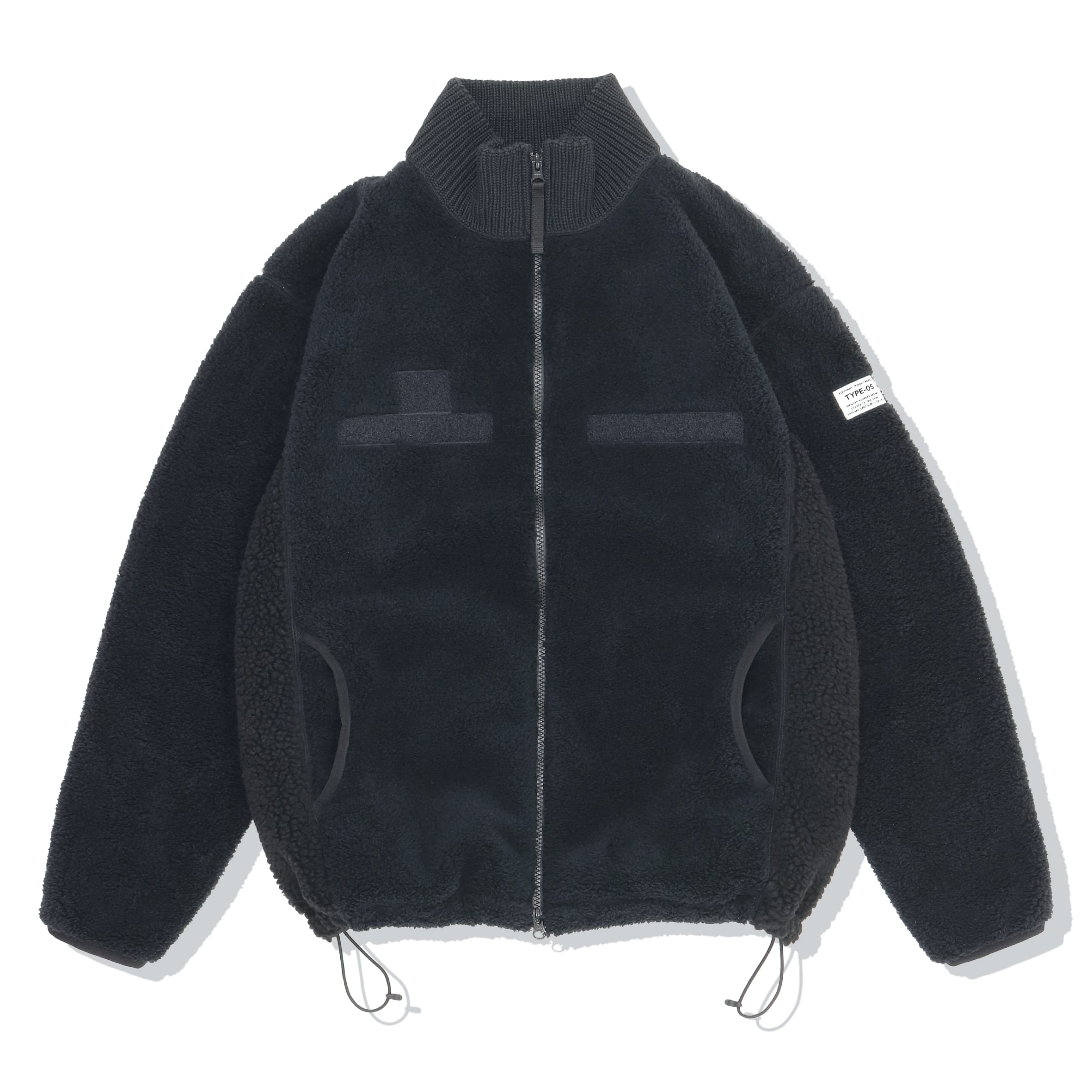 【elephant TRIBAL fabrics エレファブ 】Knit Neck GEN3 BLACK