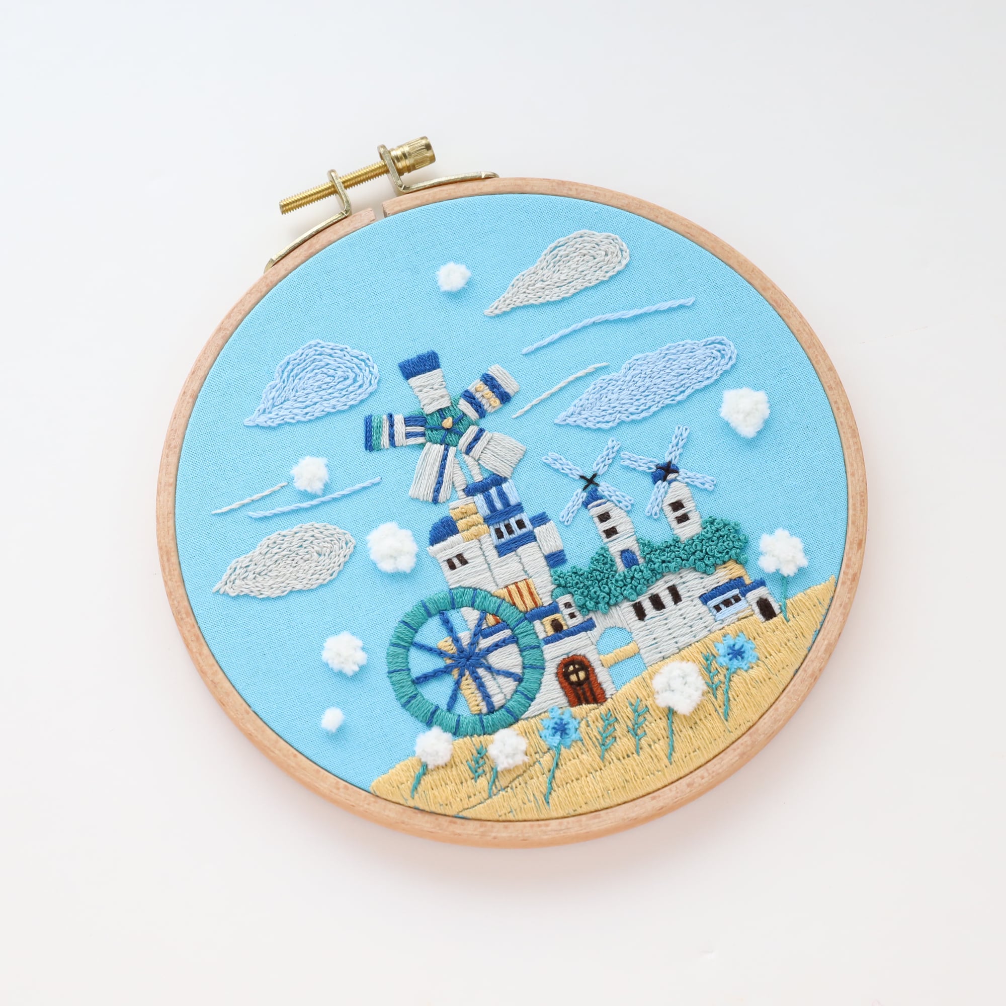 刺繍キット 「風の文明」《空想街雑貨店》 | 空想街雑貨店