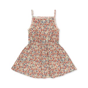 【LAST1/12mのみ】CLASSIC STRAP DRESS GOTS DRESS GOTS ROSIER ROUGE【Konges Sloejd コンゲススロイド】ワンピース ドレス