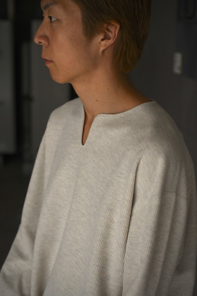 blurhmsROOTSTOCK / Rough&Smooth Thermal Over-neck L/S (Heather Oatmeal)