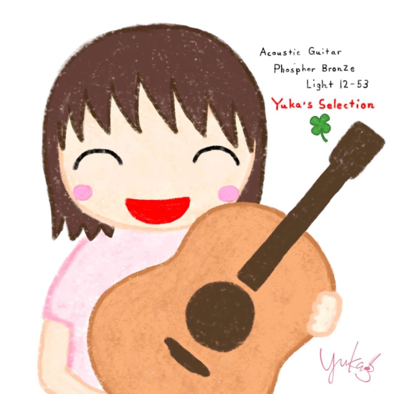 お得！Yuka's selection L絃セット！「動画でアコギひとり遊び! 夢中で弾きたくなる人気曲レシピ」